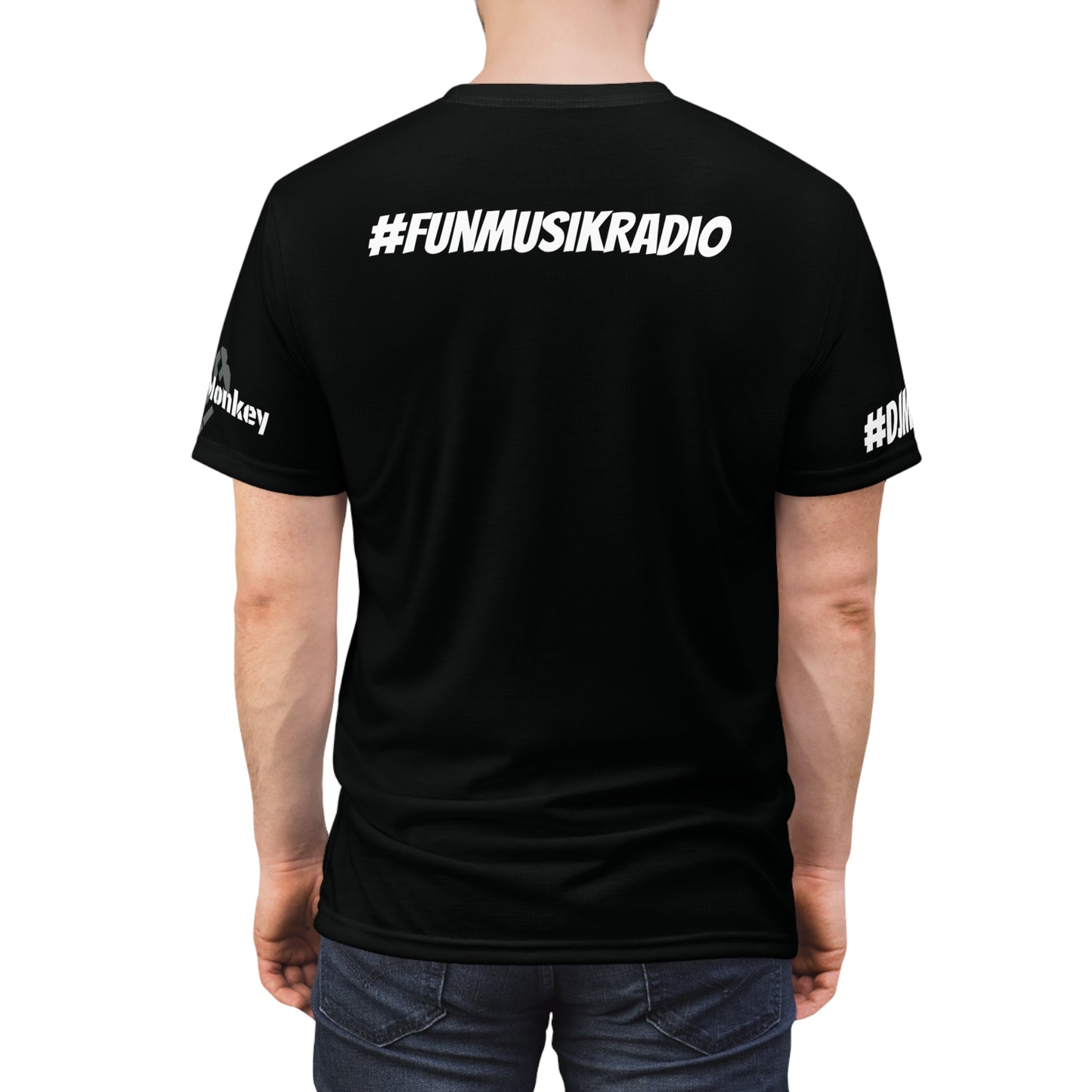 DJ Magic Team Funmusik Radio - Unisex Cut & Sew Tee - Sportswear Iron Monkey 23