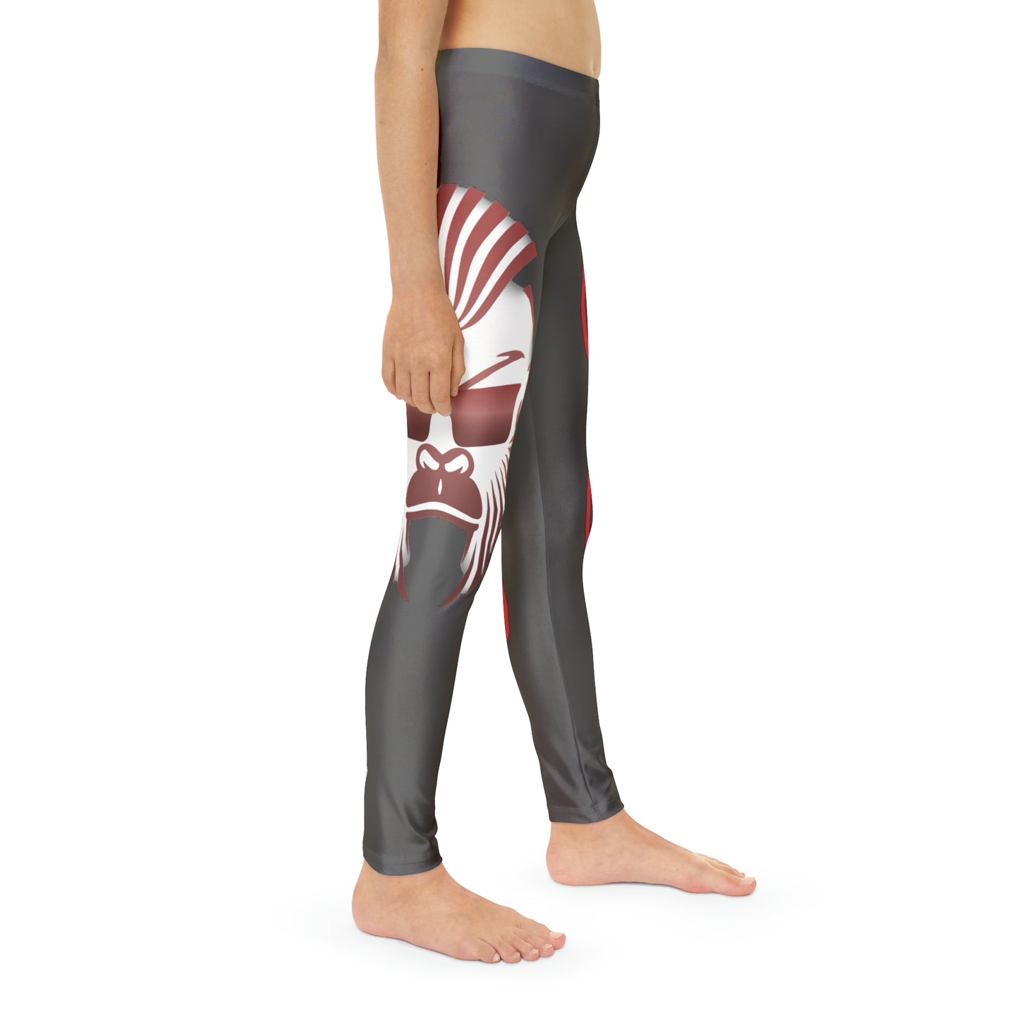 Youth Full-Length Leggings (AOP) - Sportswear Iron Monkey 23