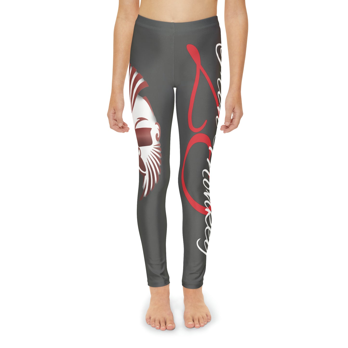 Youth Full-Length Leggings (AOP) - Sportswear Iron Monkey 23