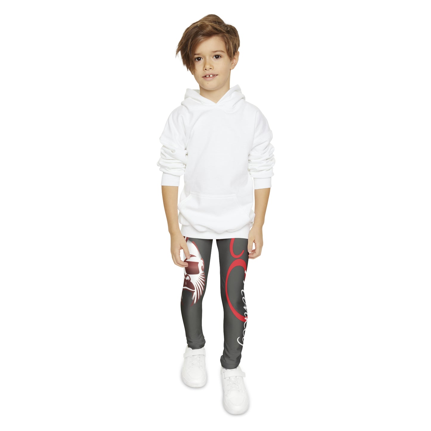 Youth Full-Length Leggings (AOP) - Sportswear Iron Monkey 23