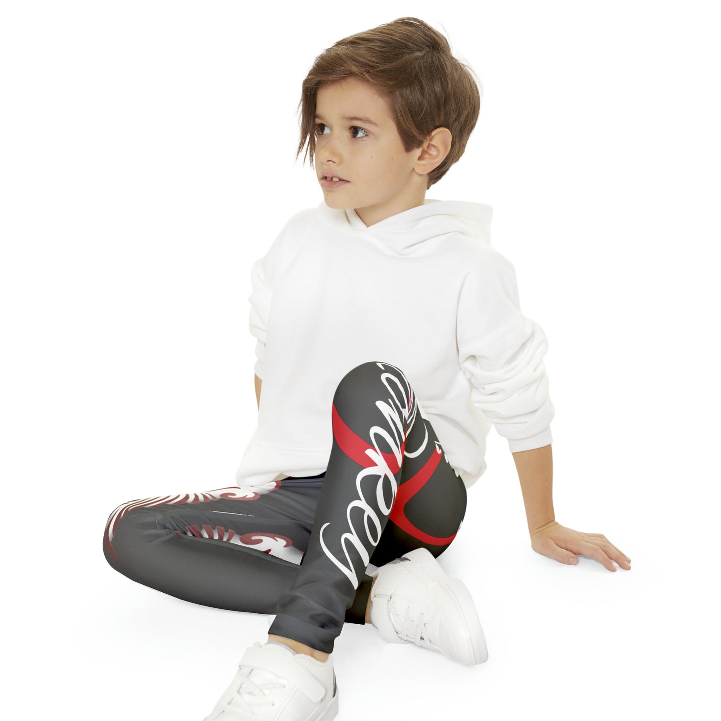 Youth Full-Length Leggings (AOP) - Sportswear Iron Monkey 23