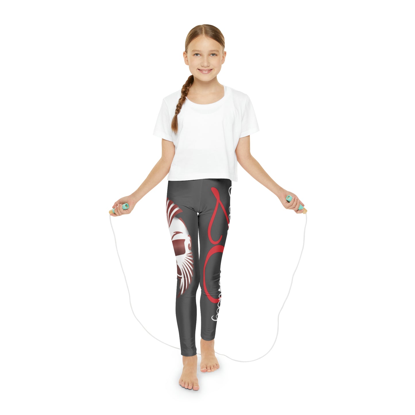 Youth Full-Length Leggings (AOP) - Sportswear Iron Monkey 23