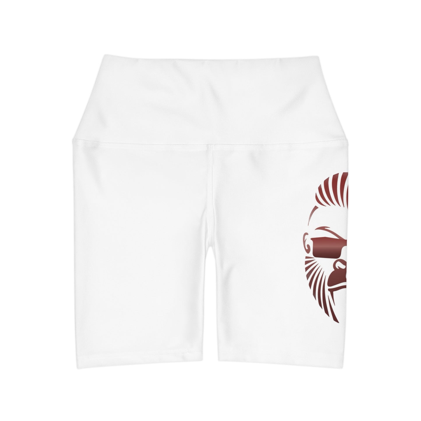 High Waisted Yoga Shorts (AOP) - Sportswear Iron Monkey 23