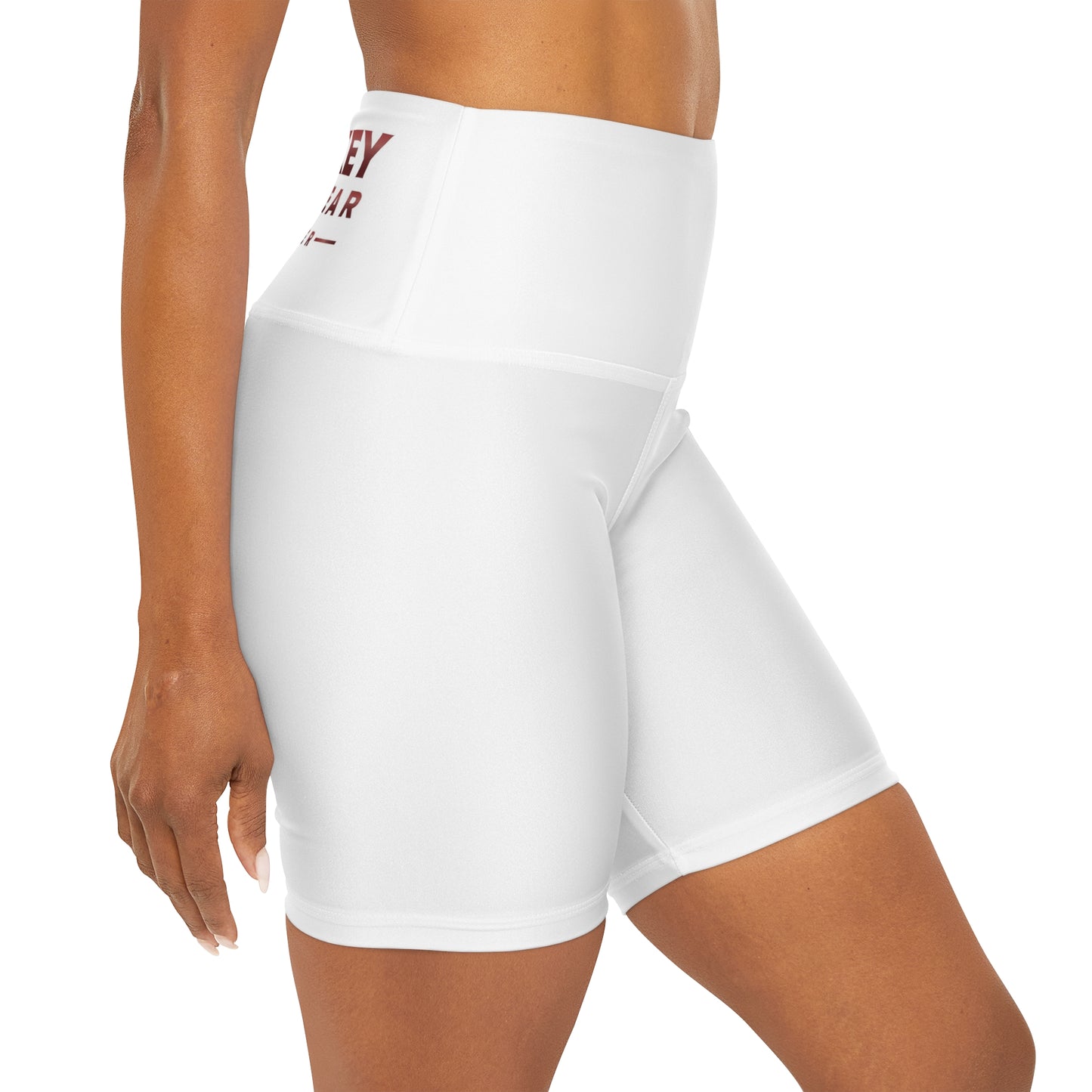High Waisted Yoga Shorts (AOP) - Sportswear Iron Monkey 23