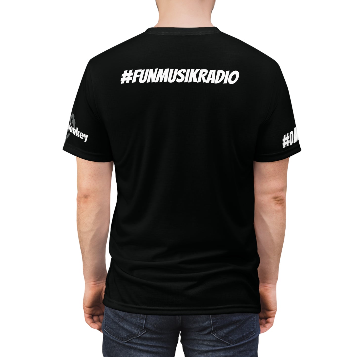 DJ Magic Team Funmusik Radio - Unisex Cut & Sew Tee - Sportswear Iron Monkey 23