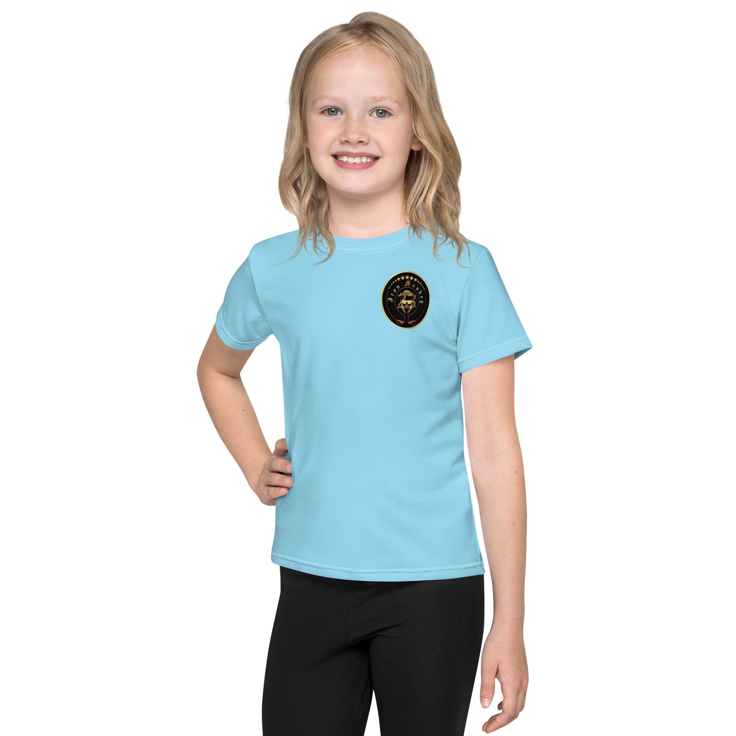 T-Shirt mit Rundhalsausschnitt für Kinder - Sportswear Iron Monkey 23