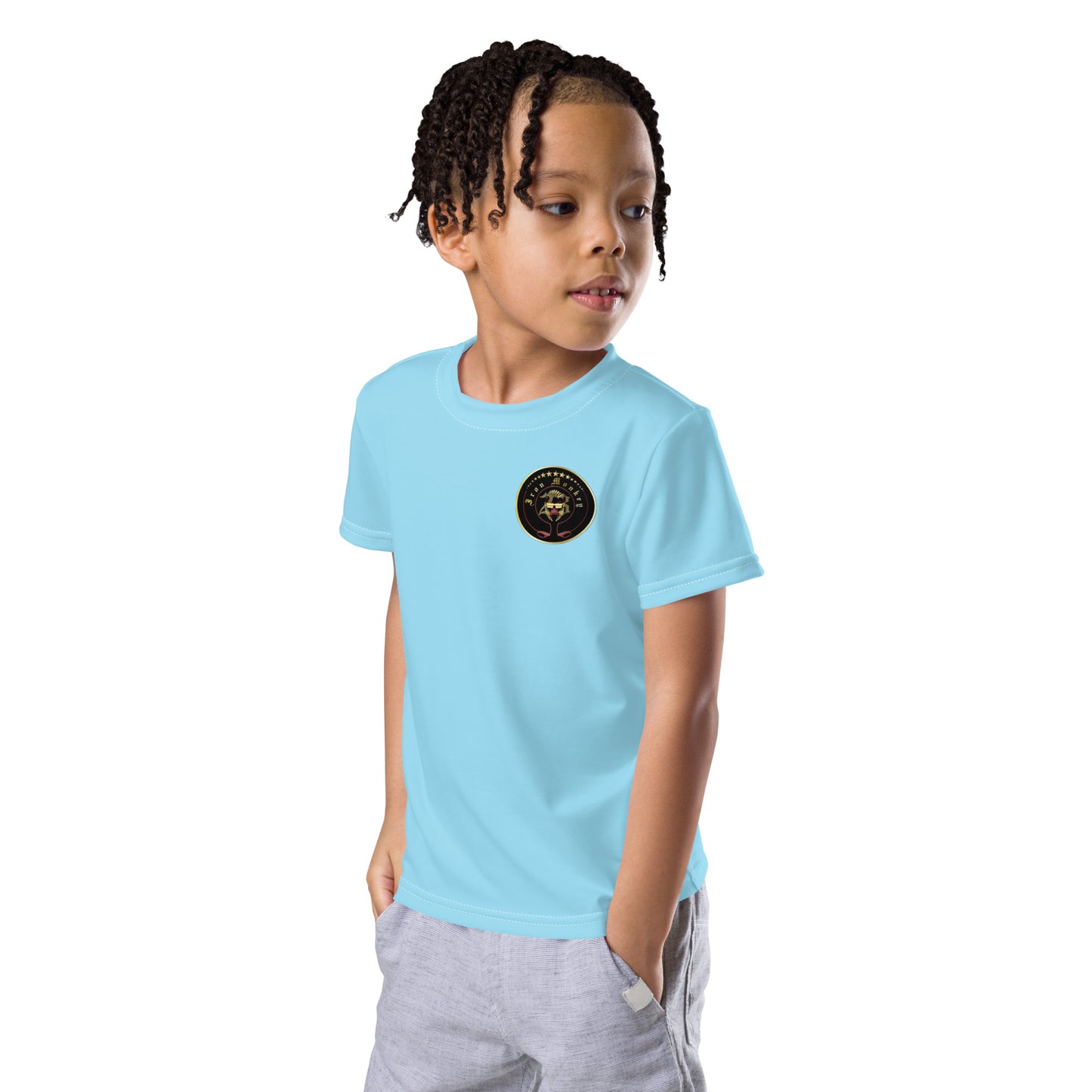 T-Shirt mit Rundhalsausschnitt für Kinder - Sportswear Iron Monkey 23