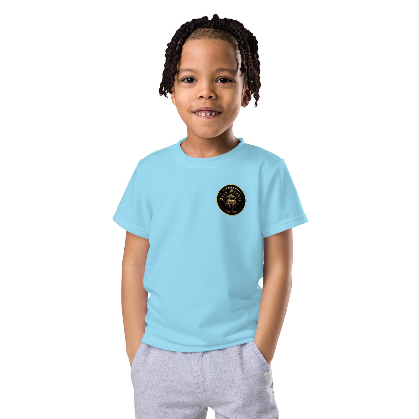 T-Shirt mit Rundhalsausschnitt für Kinder - Sportswear Iron Monkey 23
