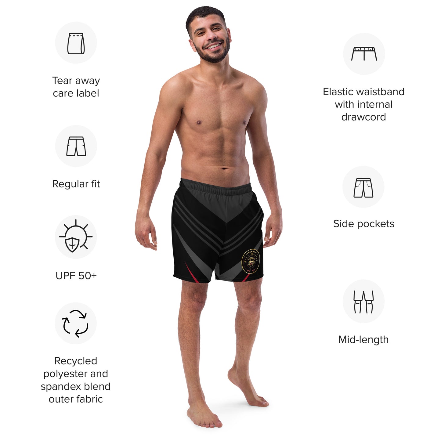 Nachhaltige Herren-Badehosen - Sportswear Iron Monkey 23