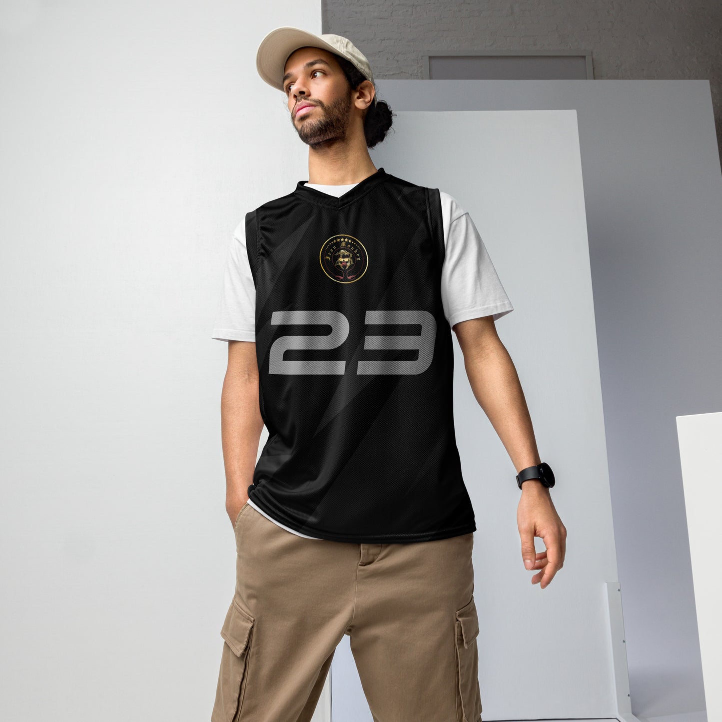 Recyceltes Unisex-Basketballtrikot - Sportswear Iron Monkey 23