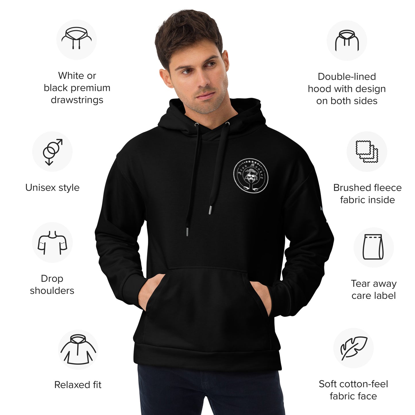 Unisex-Kapuzenpullover MonkeyMafia - Sportswear Iron Monkey 23