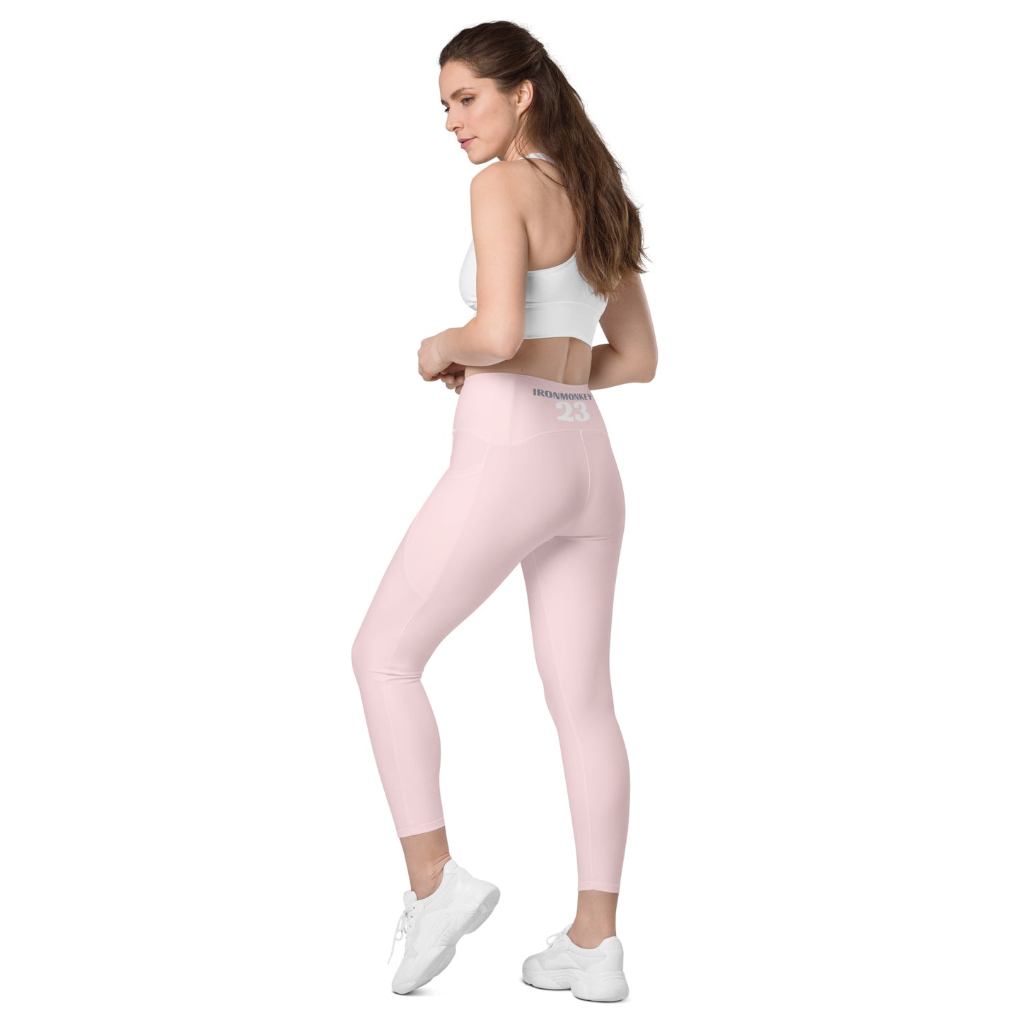 V-Bund-Leggings mit Taschen - Sportswear Iron Monkey 23