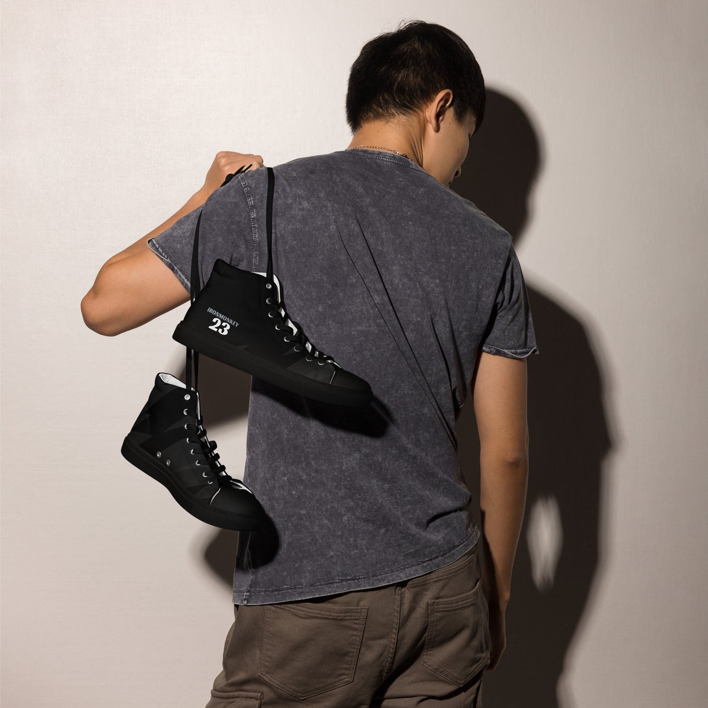High-Top Leinenschuhe für Herren - Sportswear Iron Monkey 23
