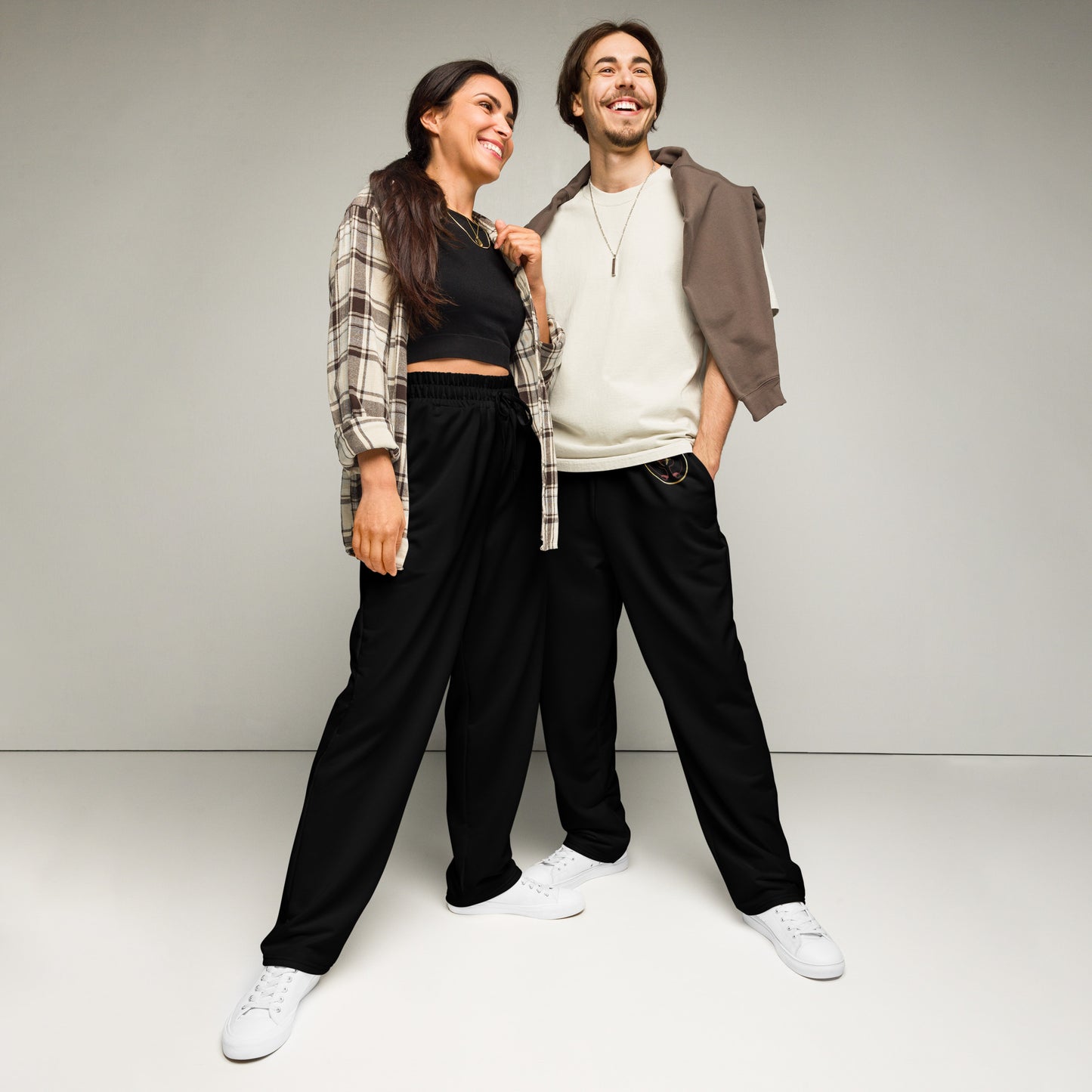 Unisex-Joggingshose mit weiten Beinen und Allover-Druck - Sportswear Iron Monkey 23