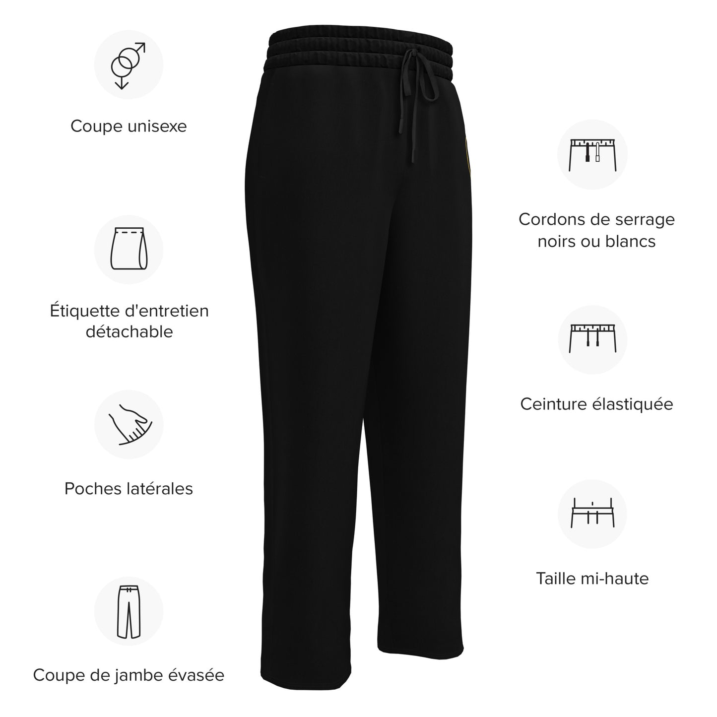 Unisex-Joggingshose mit weiten Beinen und Allover-Druck - Sportswear Iron Monkey 23