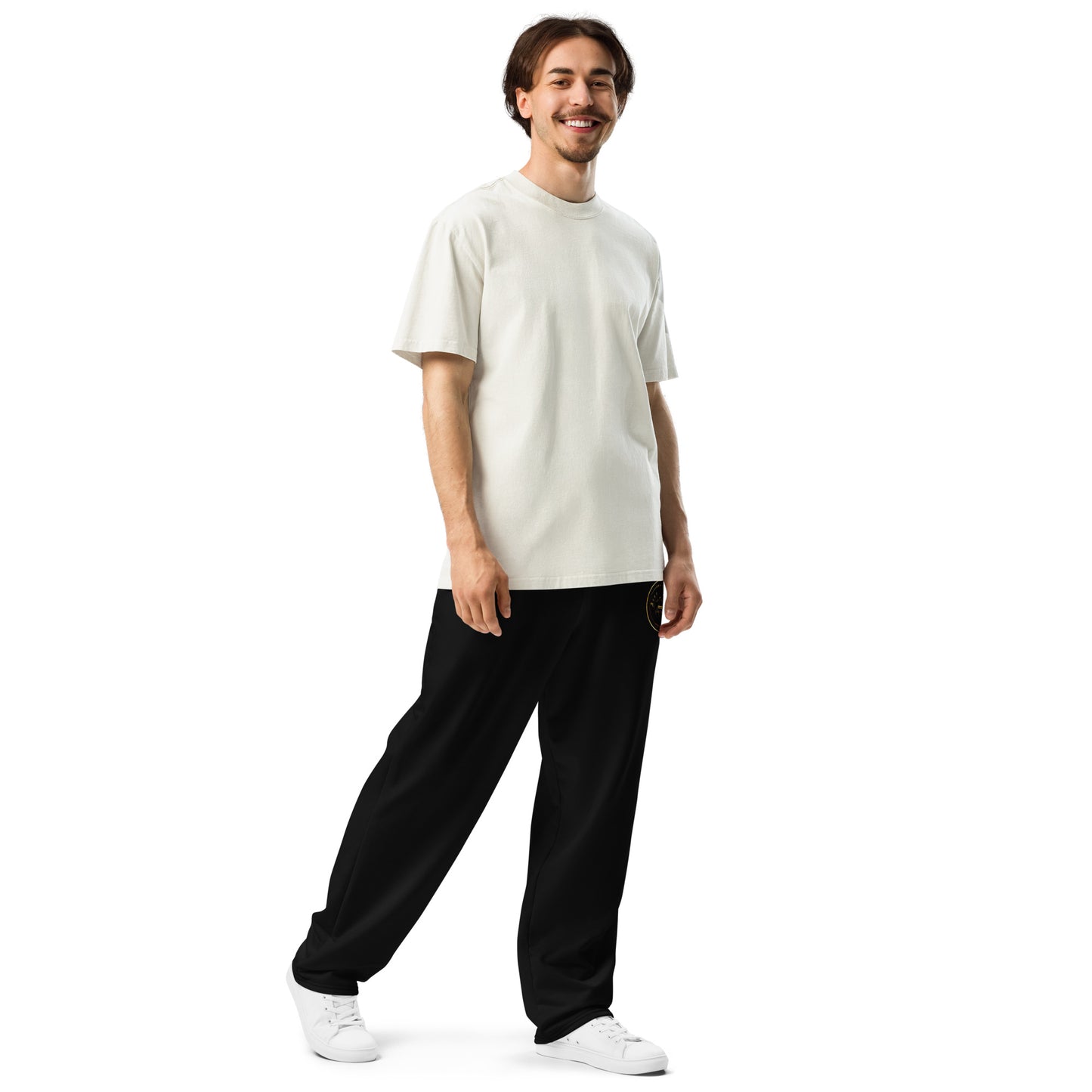 Unisex-Joggingshose mit weiten Beinen und Allover-Druck - Sportswear Iron Monkey 23