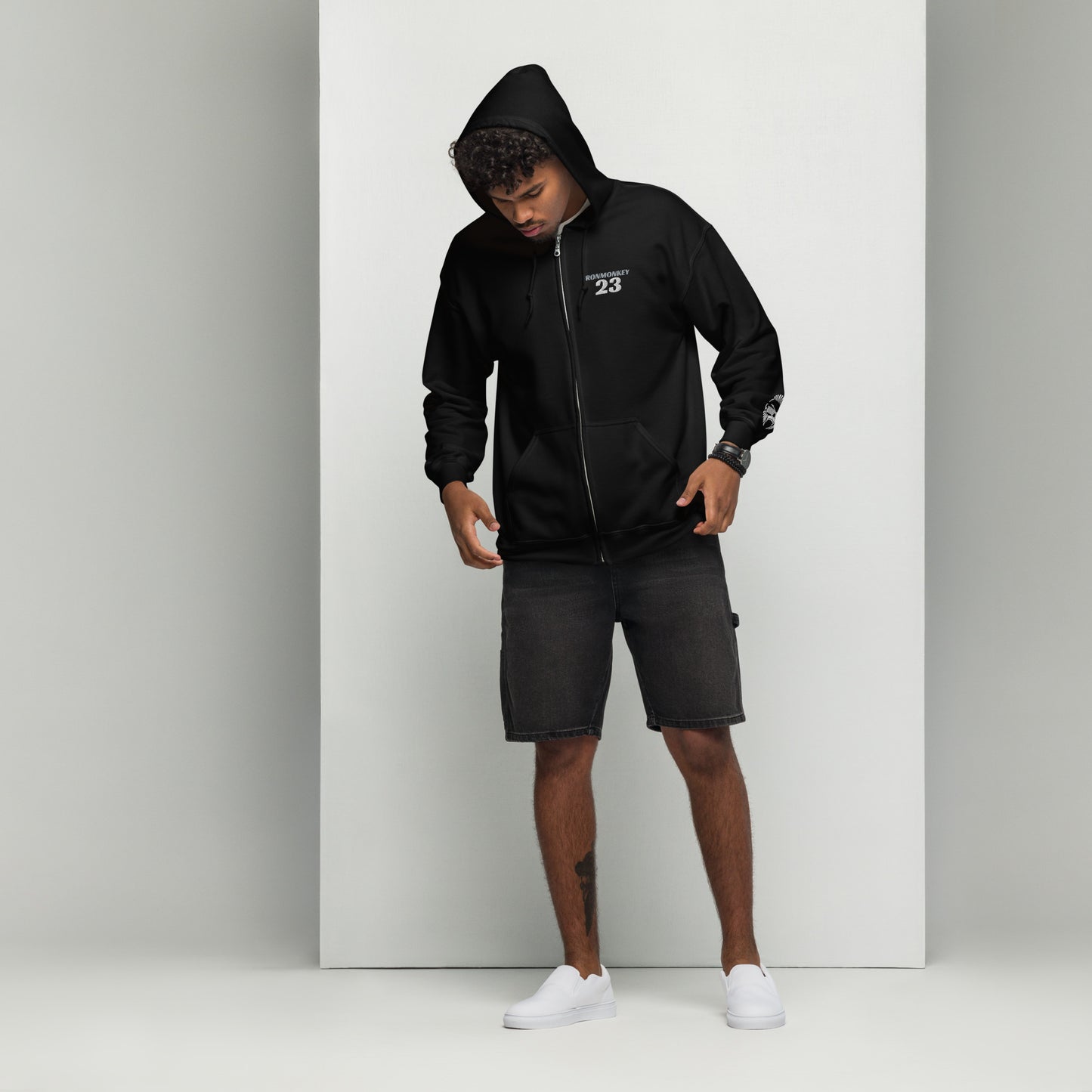 Unisex Heavy-Blend Zip Hoodie - Sportswear Iron Monkey 23