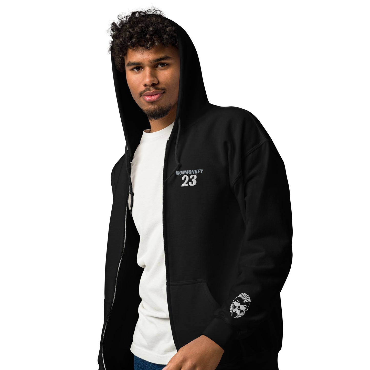 Unisex Heavy-Blend Zip Hoodie - Sportswear Iron Monkey 23
