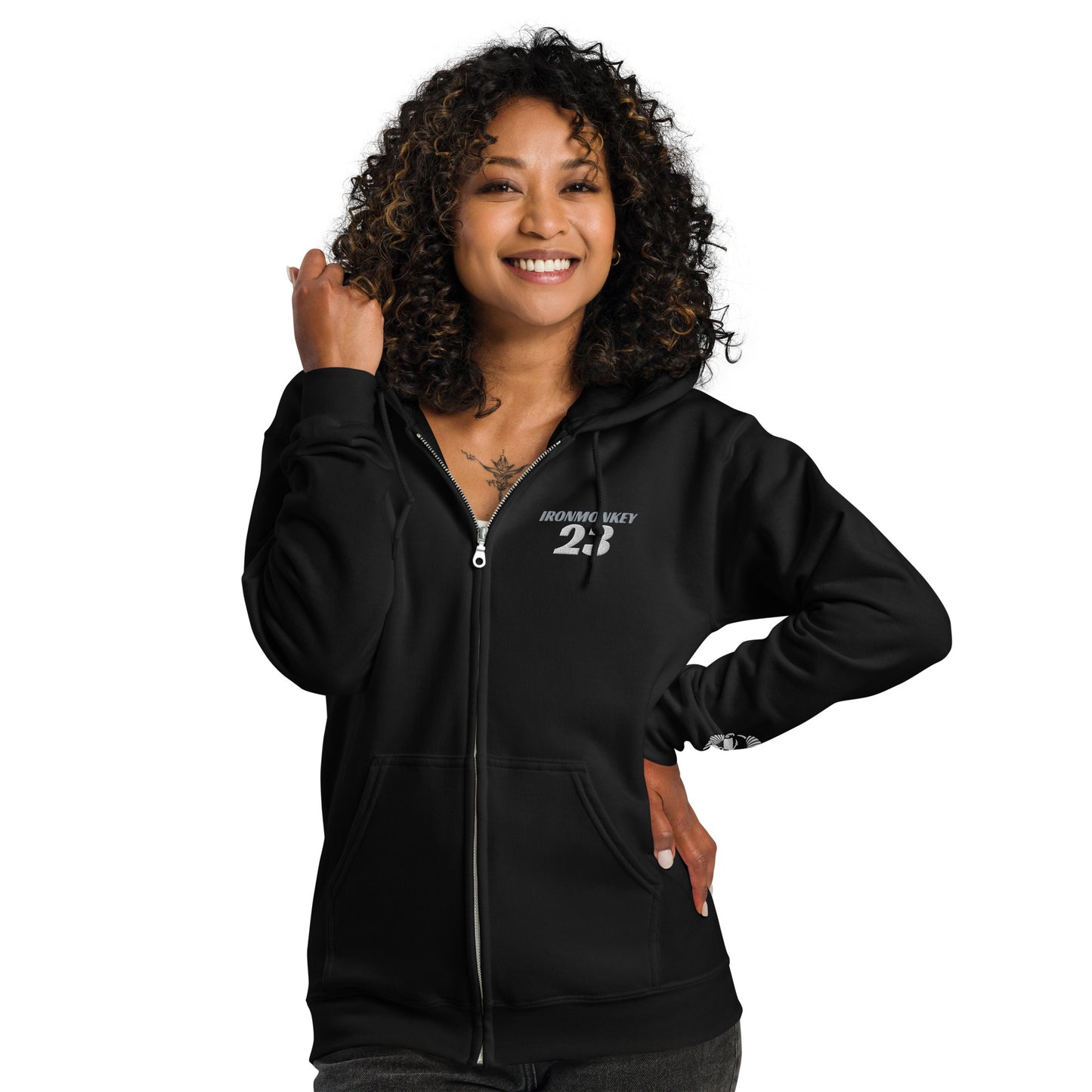 Unisex Heavy-Blend Zip Hoodie - Sportswear Iron Monkey 23