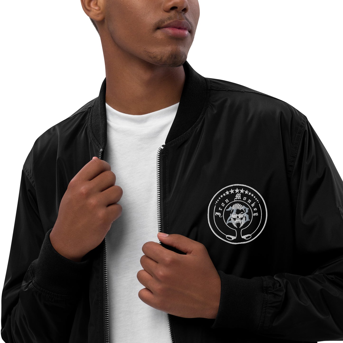 Premium Recycelte Bomberjacke - Sportswear Iron Monkey 23