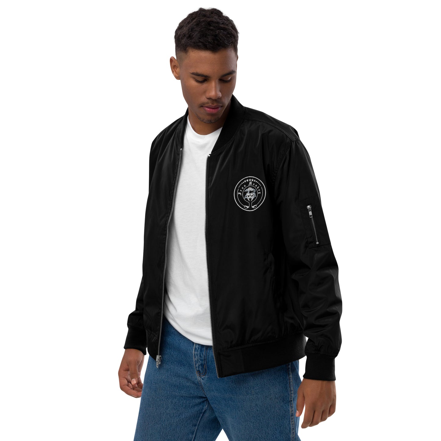 Premium Recycelte Bomberjacke - Sportswear Iron Monkey 23
