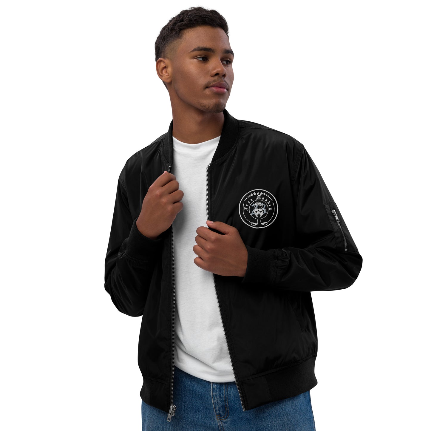 Premium Recycelte Bomberjacke - Sportswear Iron Monkey 23