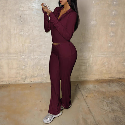 Premium Yoga-Set Damen 2-teilig – Sport-Jacke & Tight Pants Trainingsset - Sportswear Iron Monkey 23