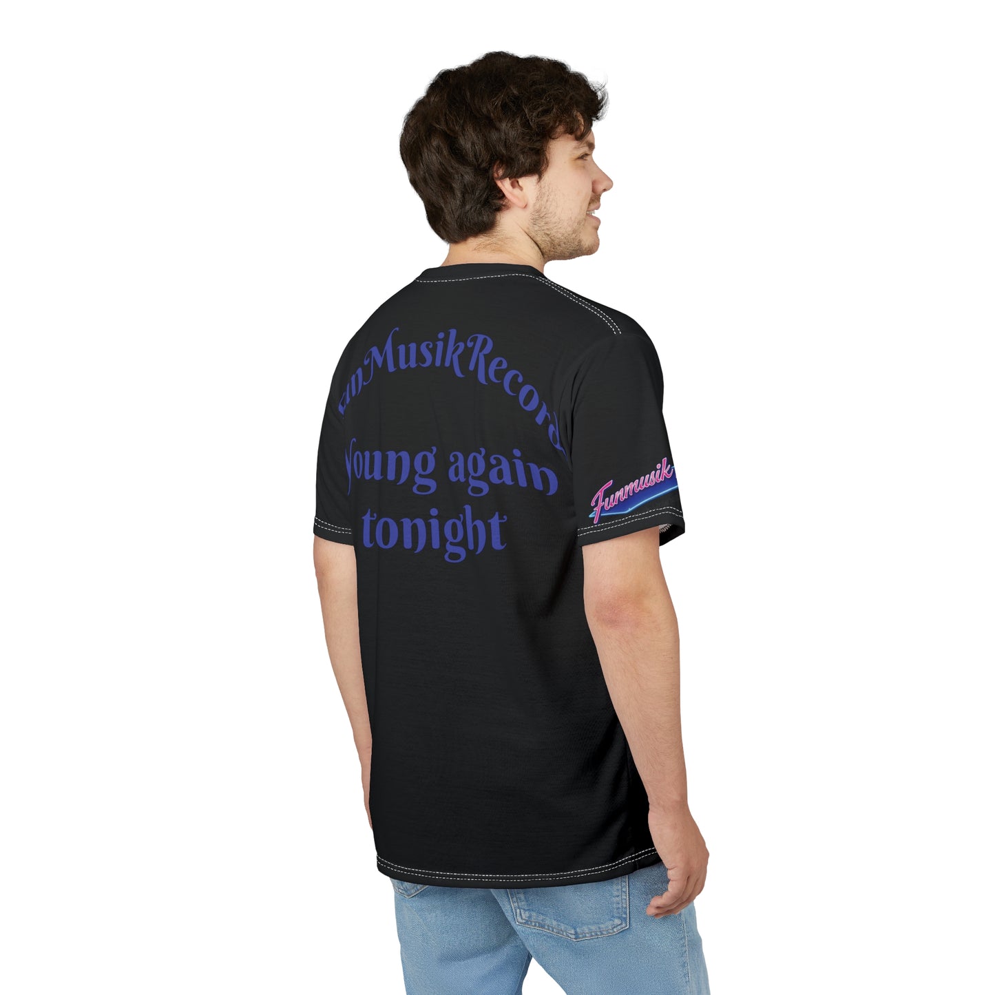 Grace Holloway Team Funmusik Radio - Unisex Cut & Sew T-Shirt Polyester - Sportswear Iron Monkey 23