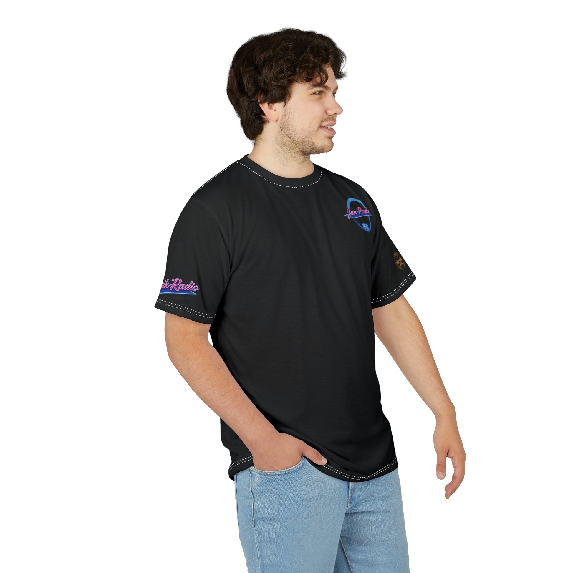Jan Paulke Team Funmusik Radio - Unisex Cut & Sew T-Shirt Polyester - Sportswear Iron Monkey 23