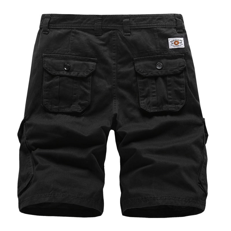 Premium Sommer Cargo Capri Herren – Loose Cotton Shorts Casual Pants Large Fit - Sportswear Iron Monkey 23