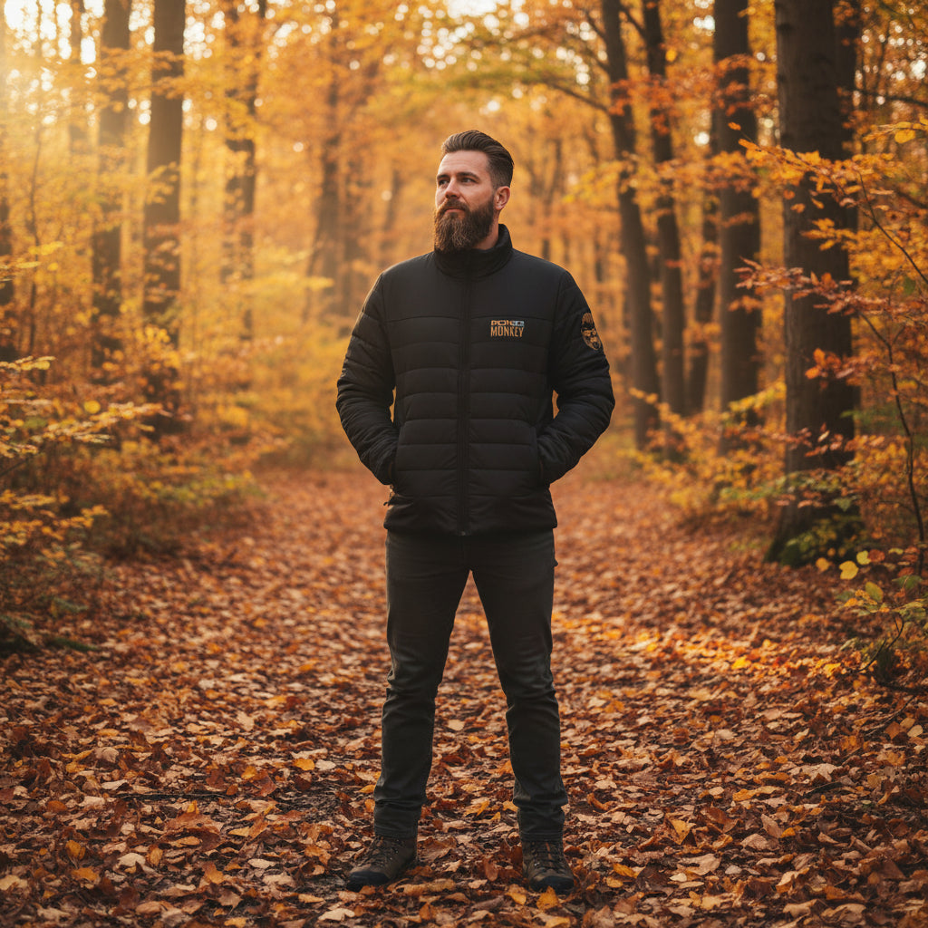 Stylish Men's Puffer Jacket, Trendy Winter Outerwear, Casual Layering Piece, Perfect for Outdoor Adventure, Gift for Men