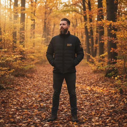 Stylish Men's Puffer Jacket, Trendy Winter Outerwear, Casual Layering Piece, Perfect for Outdoor Adventure, Gift for Men