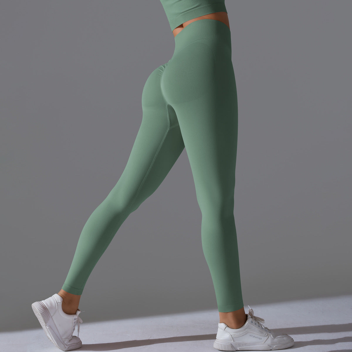 Damen High-Waist Leggings von eprolo, nahtlos, butt-lift, in 15 Farben, ideal für Yoga und Fitness, elastisch und bequem.