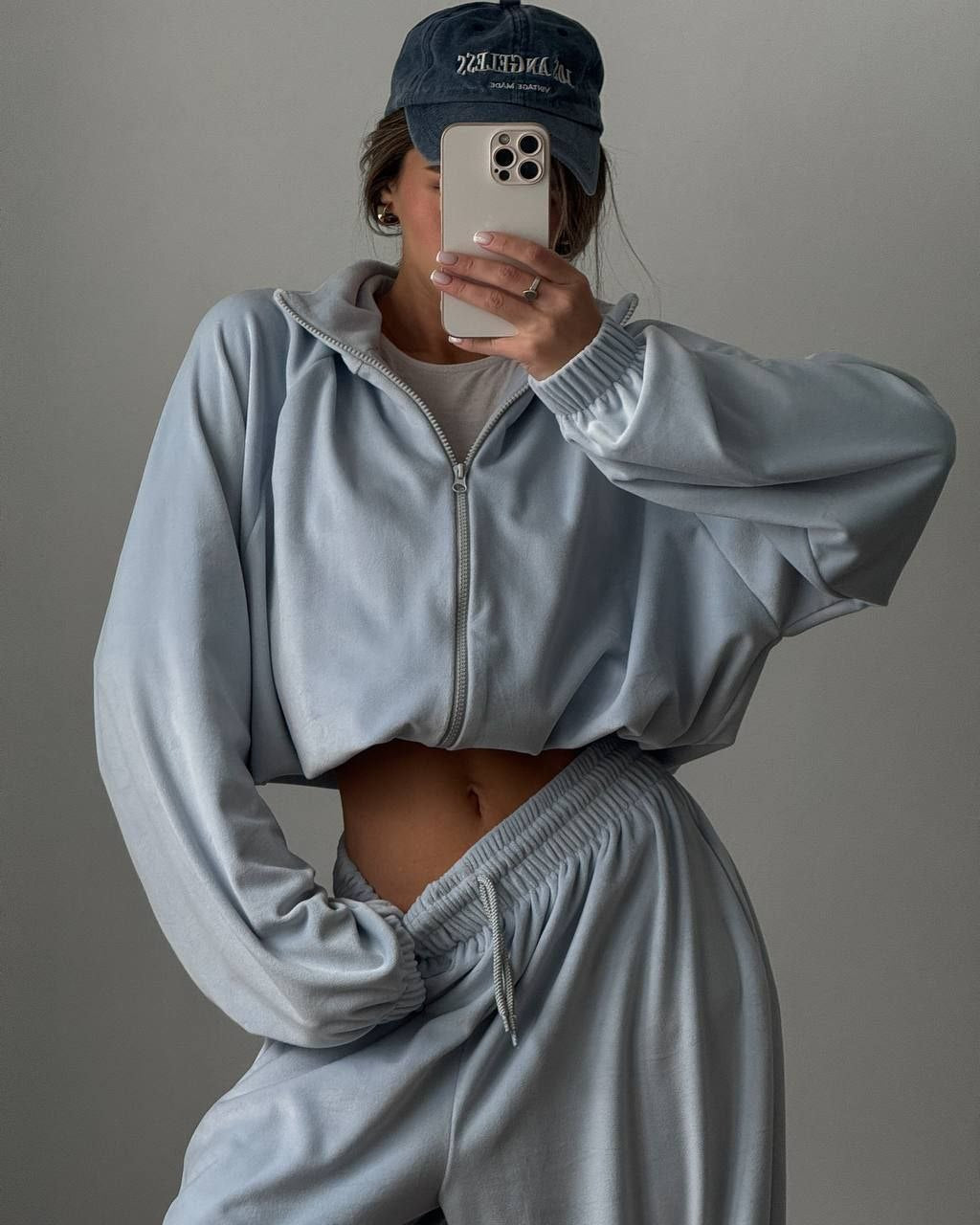 Premium Sport-Set Damen 2-teilig – Zipper Jacke & Lange Hose Trainingsanzug Unifarben - Sportswear Iron Monkey 23