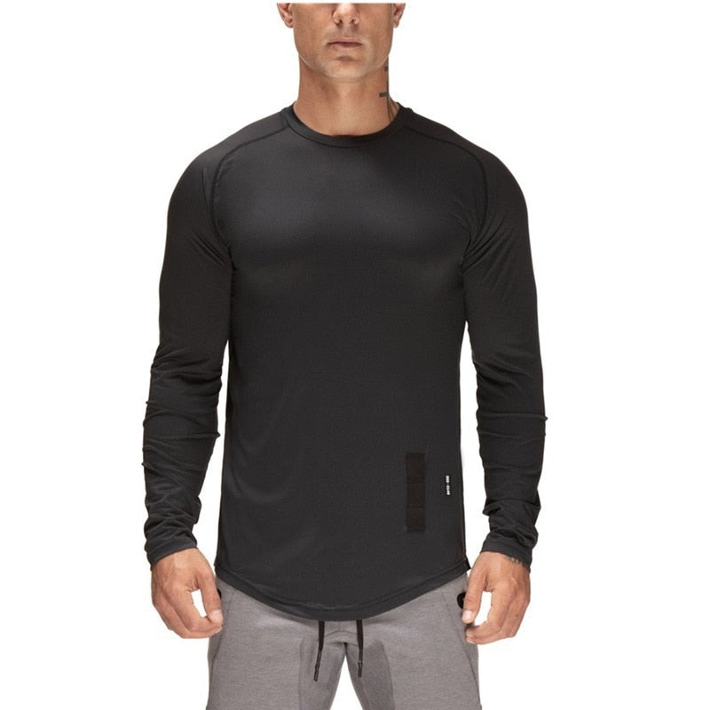 Premium Sport Shirt Herren Langarm – Quick Dry Crossfit Gym Fitness Running Rashguard - Sportswear Iron Monkey 23