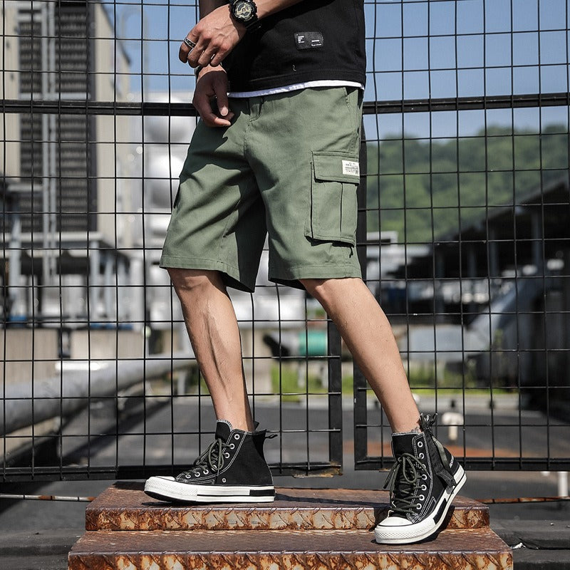 Herren Sommer-Shorts von eprolo, sportliche Beach-Cargo-Hose, kurze Hose mit praktischen Taschen, ideal für den Sommer.