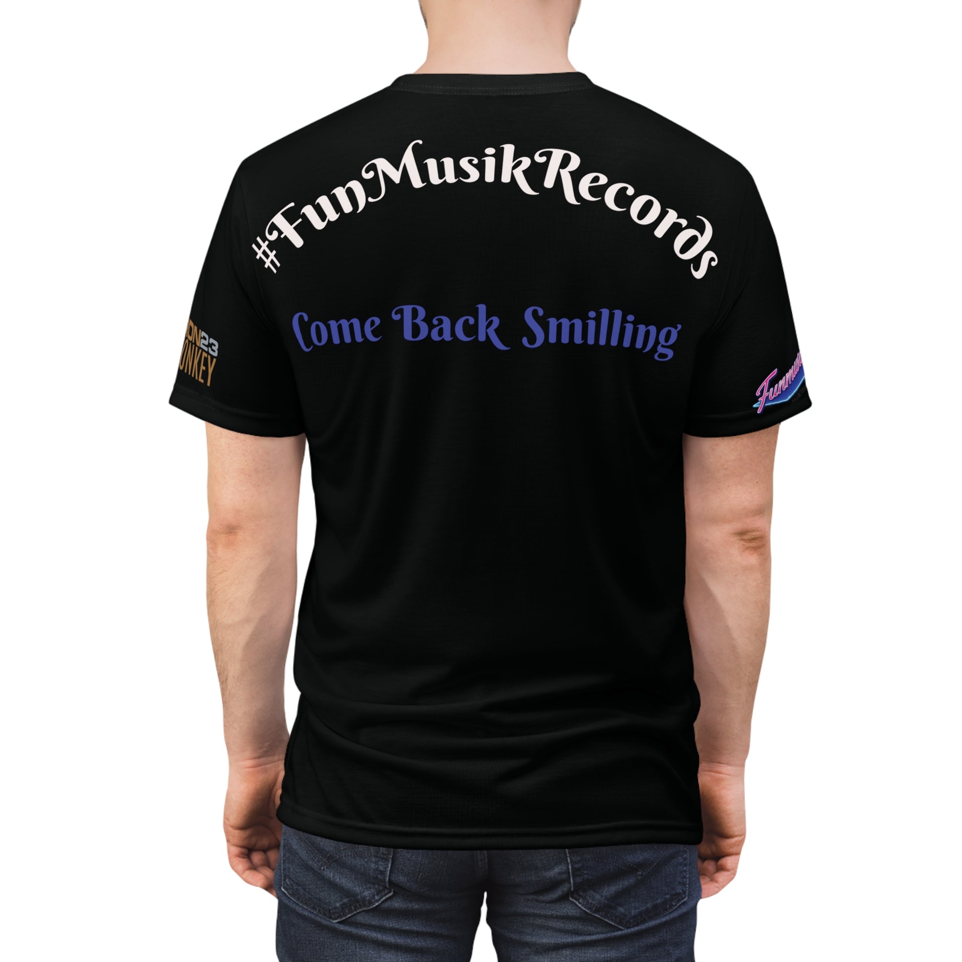 Jan Paulke Team Funmusik Radio - Unisex Cut & Sew T-Shirt Polyester - Sportswear Iron Monkey 23