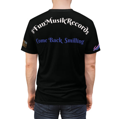 Jan Paulke Team Funmusik Radio - Unisex Cut & Sew T-Shirt Polyester - Sportswear Iron Monkey 23