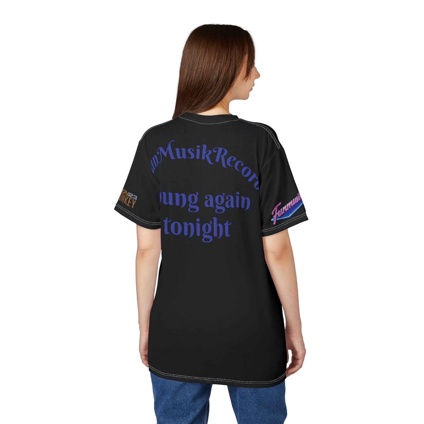 Grace Holloway Team Funmusik Radio - Unisex Cut & Sew T-Shirt Polyester - Sportswear Iron Monkey 23