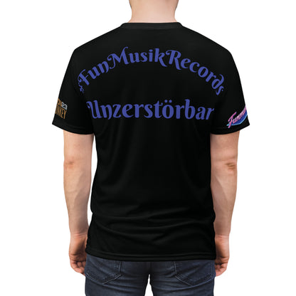 Ron Skade Team Funmusik Radio - Unisex Cut & Sew T-Shirt Polyester - Sportswear Iron Monkey 23
