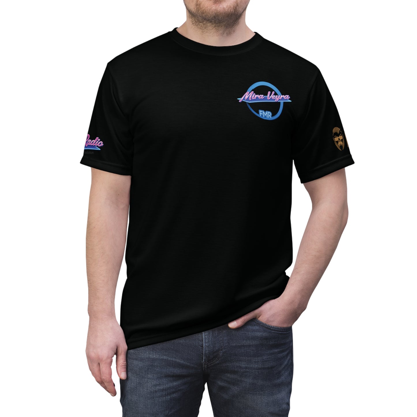 Mira Veyra Team Funmusik Radio - Unisex Cut & Sew T-Shirt Polyester - Sportswear Iron Monkey 23