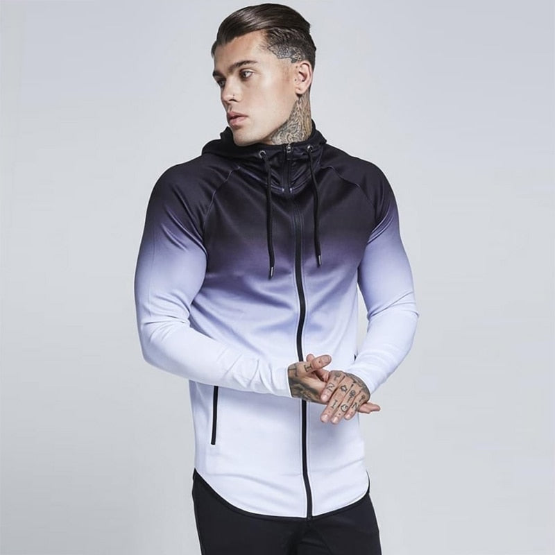 Premium Hooded Running Jacket Herren – Windproof Gym Training Fitness Outdoor Jogging Jacke - Sportswear Iron Monkey 23
