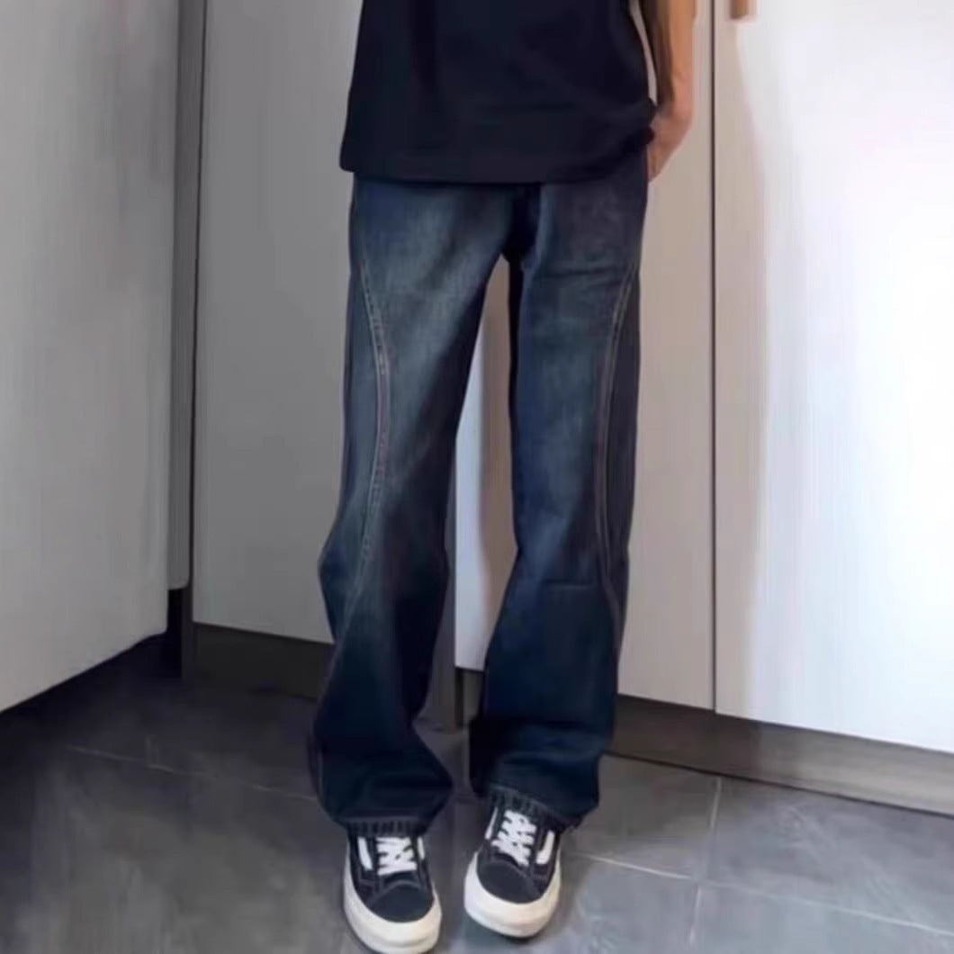 Vintage Denim Hose Herren – Straight Leg Jeans – High Street Style - Sportswear Iron Monkey 23