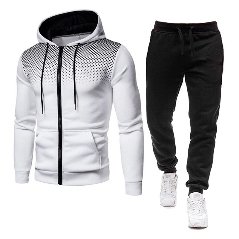 Herren Sports-Fitness-Set mit Hose und Sweater von eprolo, ideal für Herbst und Winter, moderne sportliche Kleidung.