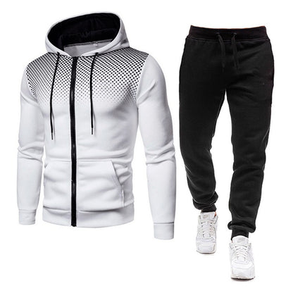 Premium Sports Fitness Set Herren 2-teilig – Sweater & Trousers Herbst Winter Trainingsanzug - Sportswear Iron Monkey 23