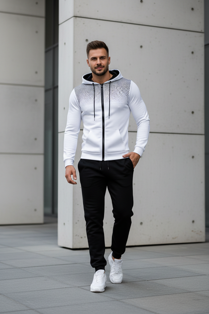 Premium Sports Fitness Set Herren 2-teilig – Sweater & Trousers Herbst Winter Trainingsanzug - Sportswear Iron Monkey 23