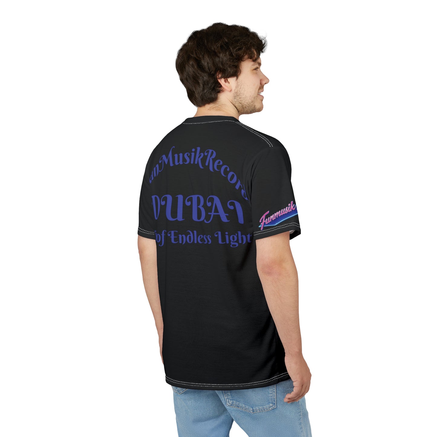 CAEL MACRAE Team Funmusik Radio - Unisex Cut & Sew T-Shirt Polyester - Sportswear Iron Monkey 23