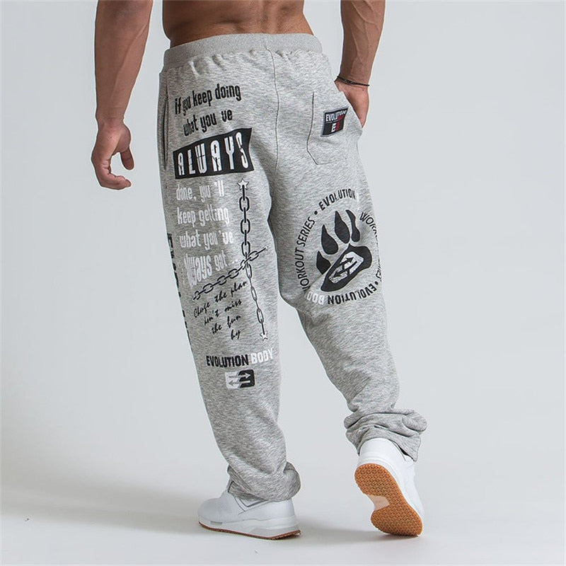 Premium Cotton Joggers Herren – Soft Bodybuilding Sweatpants Harem Running Training Hose - Sportswear Iron Monkey 23