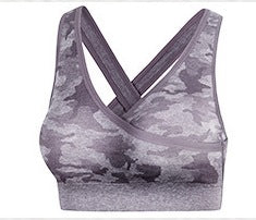 Damen 3-teiliges Camouflage Sport-Set | BH, Leggings & Langarm-Top - Sportswear Iron Monkey 23