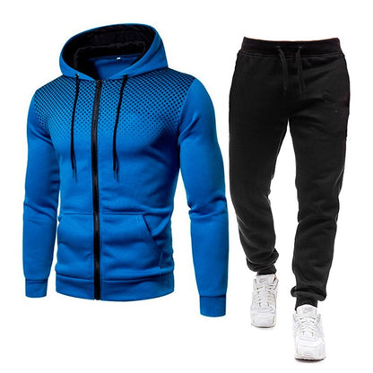Premium Sports Fitness Set Herren 2-teilig – Sweater & Trousers Herbst Winter Trainingsanzug - Sportswear Iron Monkey 23